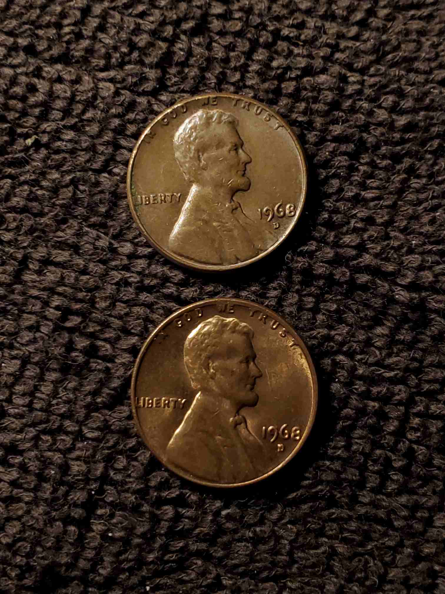 1968-D-Lincoln-Penny...found-Outside-Gas-Station-Today